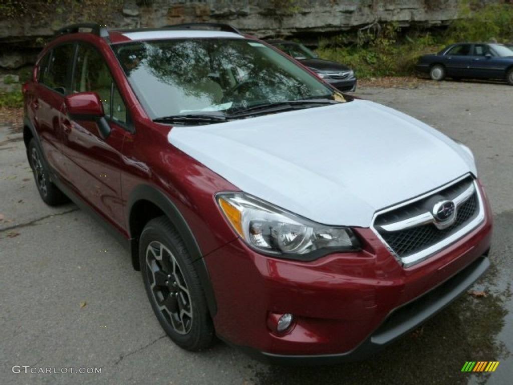 2014 XV Crosstrek 2.0i Premium - Venetian Red Pearl / Ivory photo #6