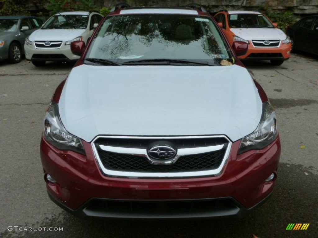 2014 XV Crosstrek 2.0i Premium - Venetian Red Pearl / Ivory photo #7