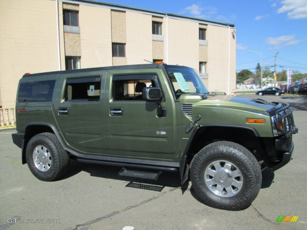 Sage Green Metallic 2003 Hummer H2 SUV Exterior Photo #87024494