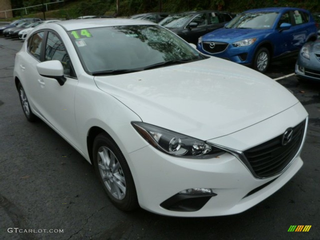 Snowflake White Pearl 2014 Mazda MAZDA3 i Touring 5 Door Exterior Photo #87024550
