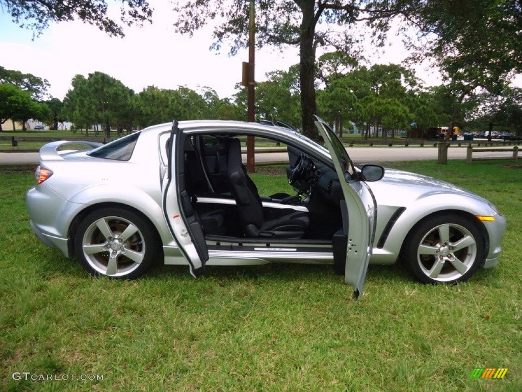 2004 RX-8 Sport - Sunlight Silver Metallic / Black photo #12