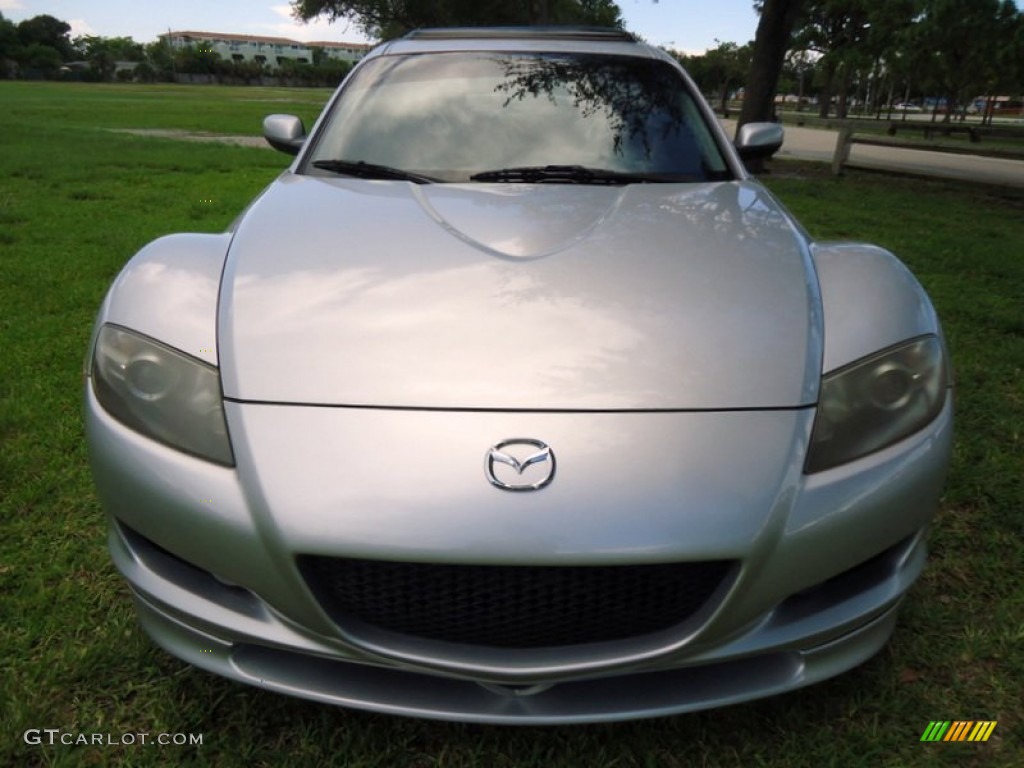 2004 RX-8 Sport - Sunlight Silver Metallic / Black photo #23