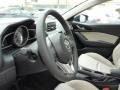 2014 Mazda MAZDA3 Sand Interior Steering Wheel Photo