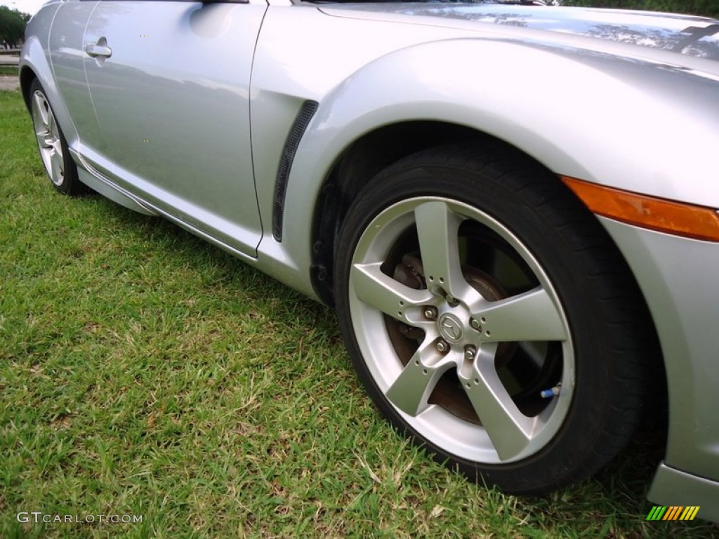 2004 RX-8 Sport - Sunlight Silver Metallic / Black photo #30