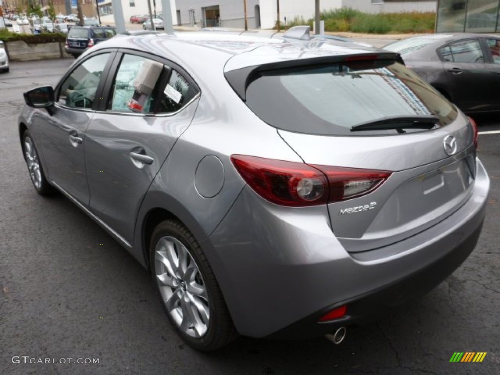 Liquid Silver Metallic 2014 Mazda MAZDA3 s Grand Touring 5 Door Exterior Photo #87025058
