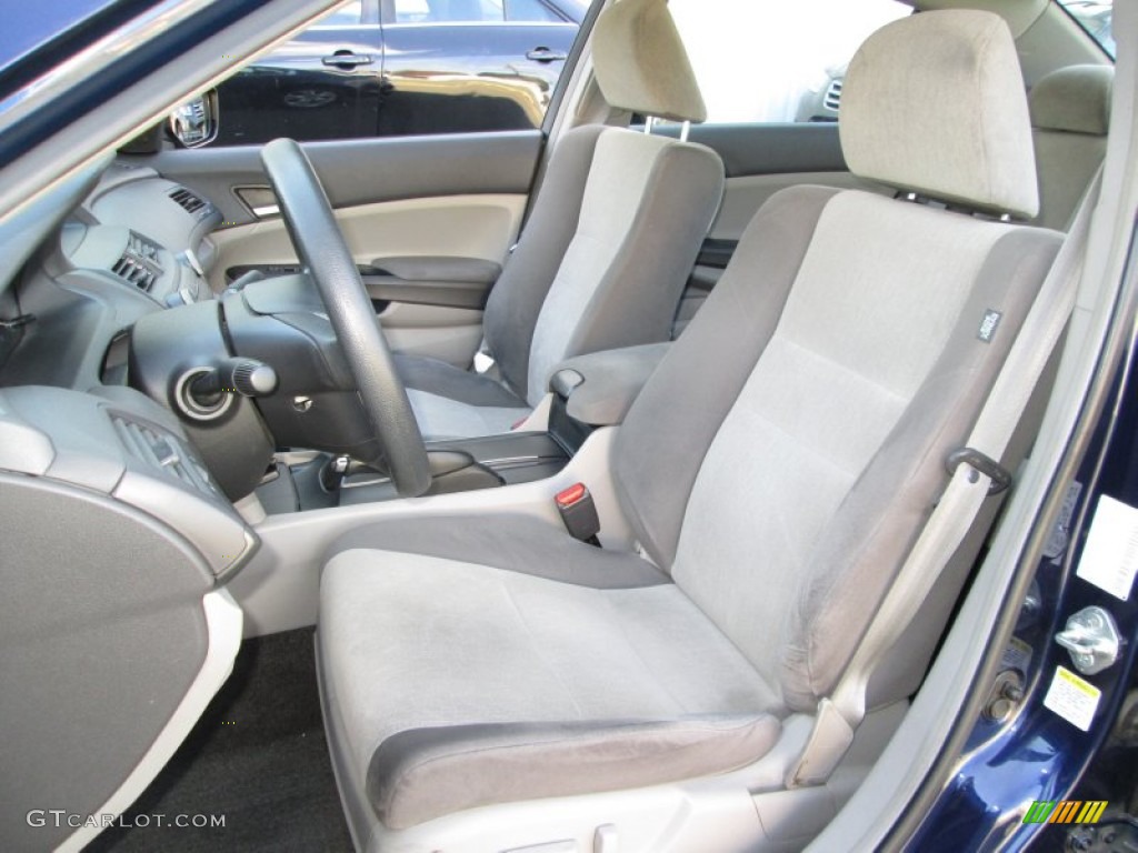 2008 Accord LX-P Sedan - Royal Blue Pearl / Gray photo #13