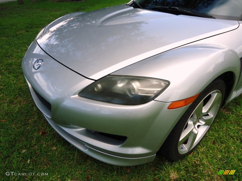 2004 RX-8 Sport - Sunlight Silver Metallic / Black photo #39