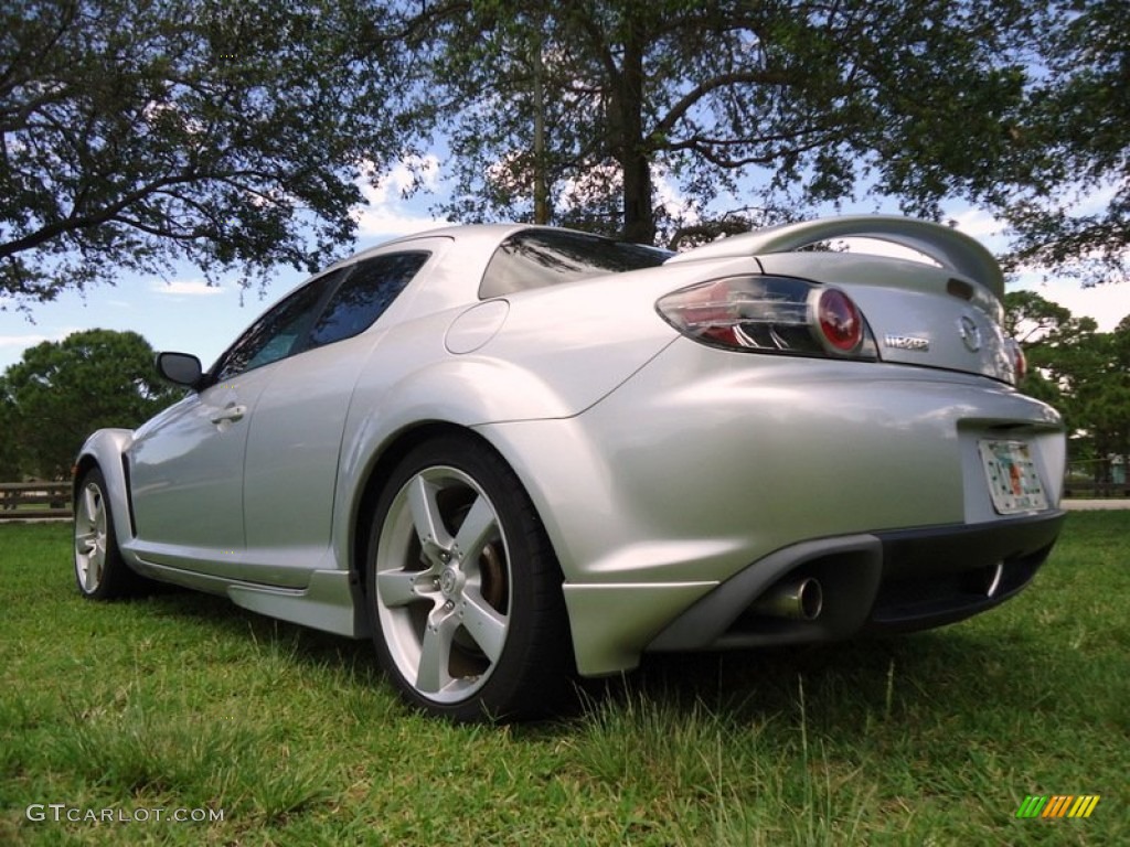 2004 RX-8 Sport - Sunlight Silver Metallic / Black photo #45