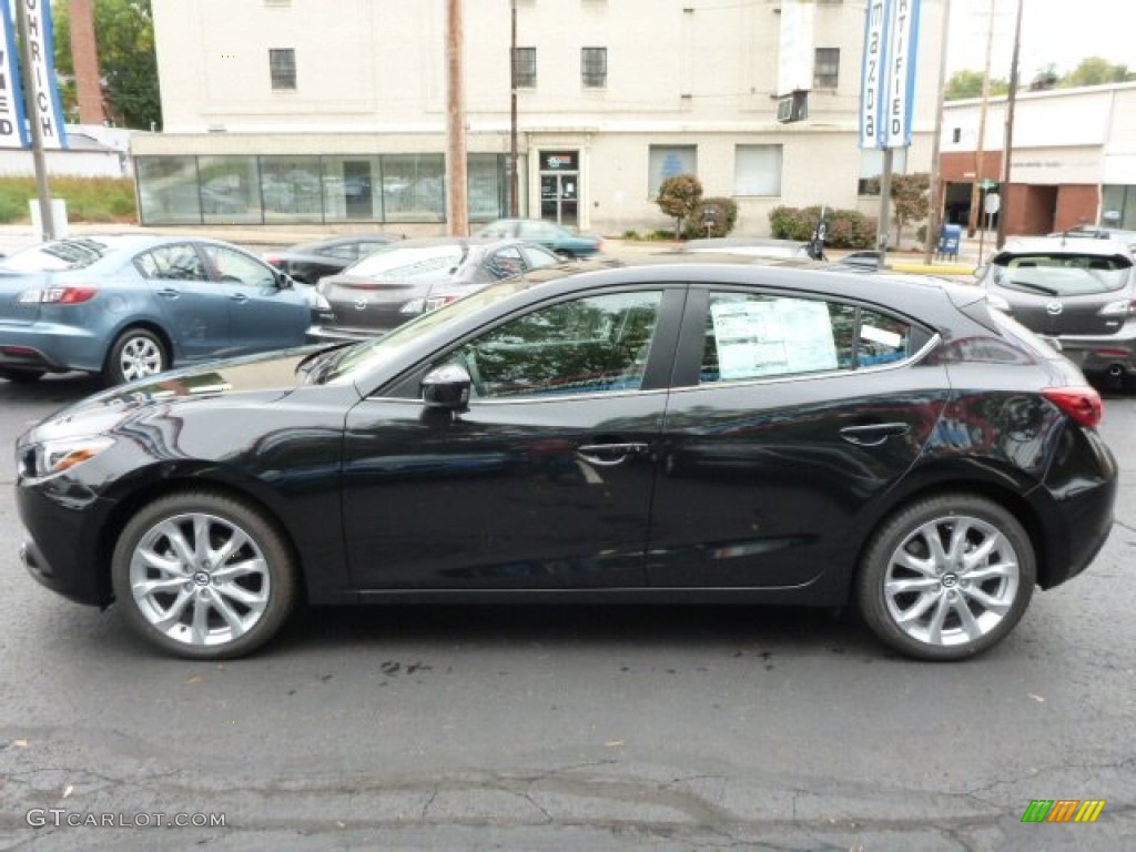 Jet Black Mica 2014 Mazda MAZDA3 s Grand Touring 5 Door Exterior Photo #87025313