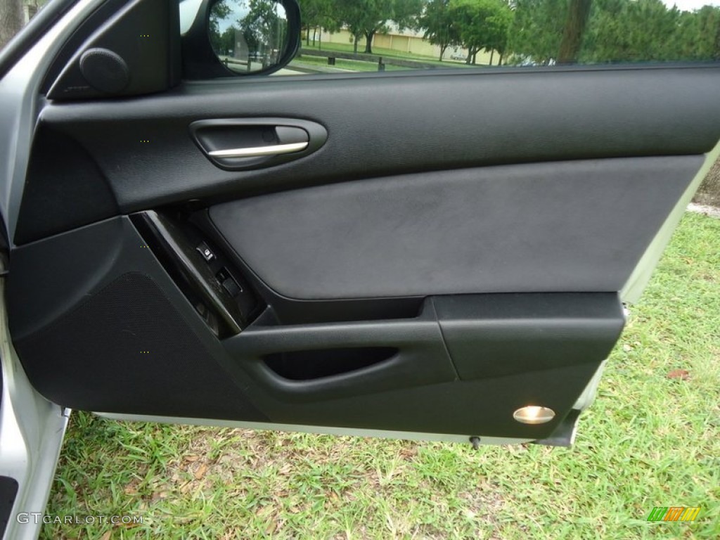 2004 Mazda RX-8 Sport Black Door Panel Photo #87025428