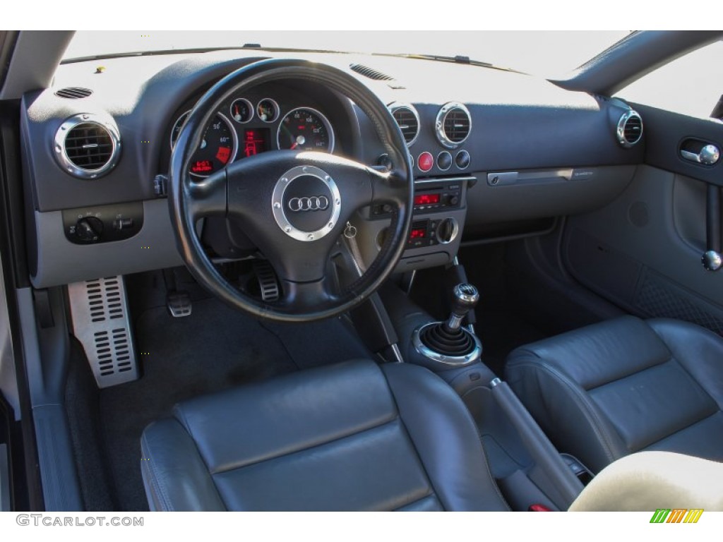 Aviator Grey Interior 2005 Audi TT 1.8T quattro Coupe Photo #87025655