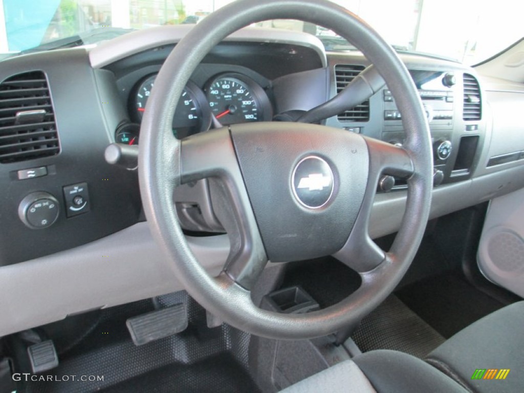 2008 Silverado 1500 Work Truck Regular Cab 4x4 - Summit White / Dark Titanium photo #11