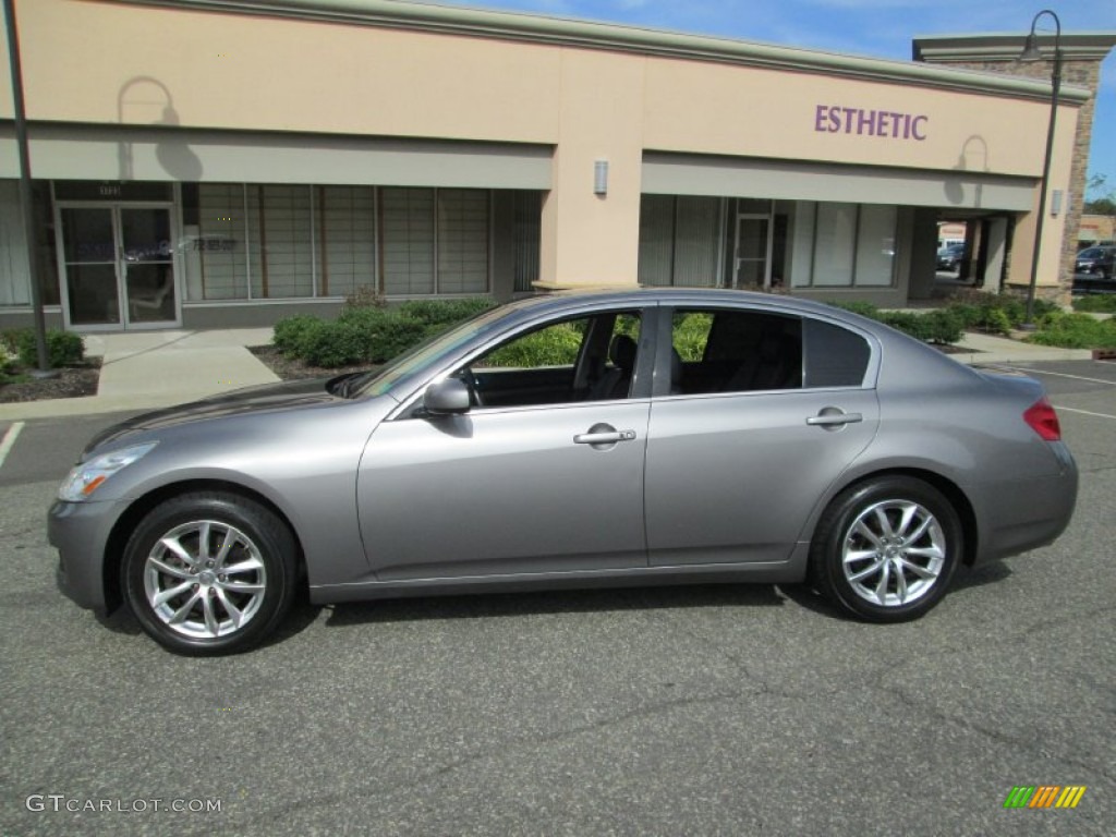 2007 G 35 x Sedan - Platinum Graphite Metallic / Graphite Black photo #3