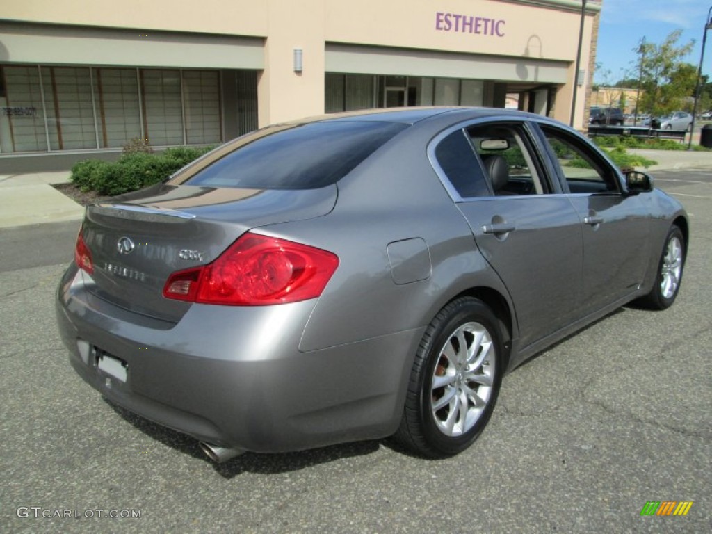2007 G 35 x Sedan - Platinum Graphite Metallic / Graphite Black photo #8