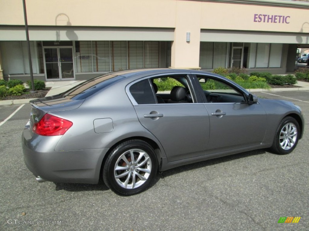 2007 G 35 x Sedan - Platinum Graphite Metallic / Graphite Black photo #9
