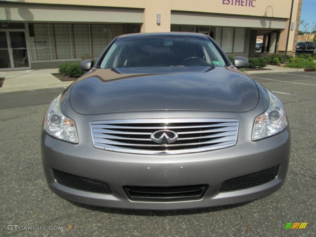 2007 G 35 x Sedan - Platinum Graphite Metallic / Graphite Black photo #13