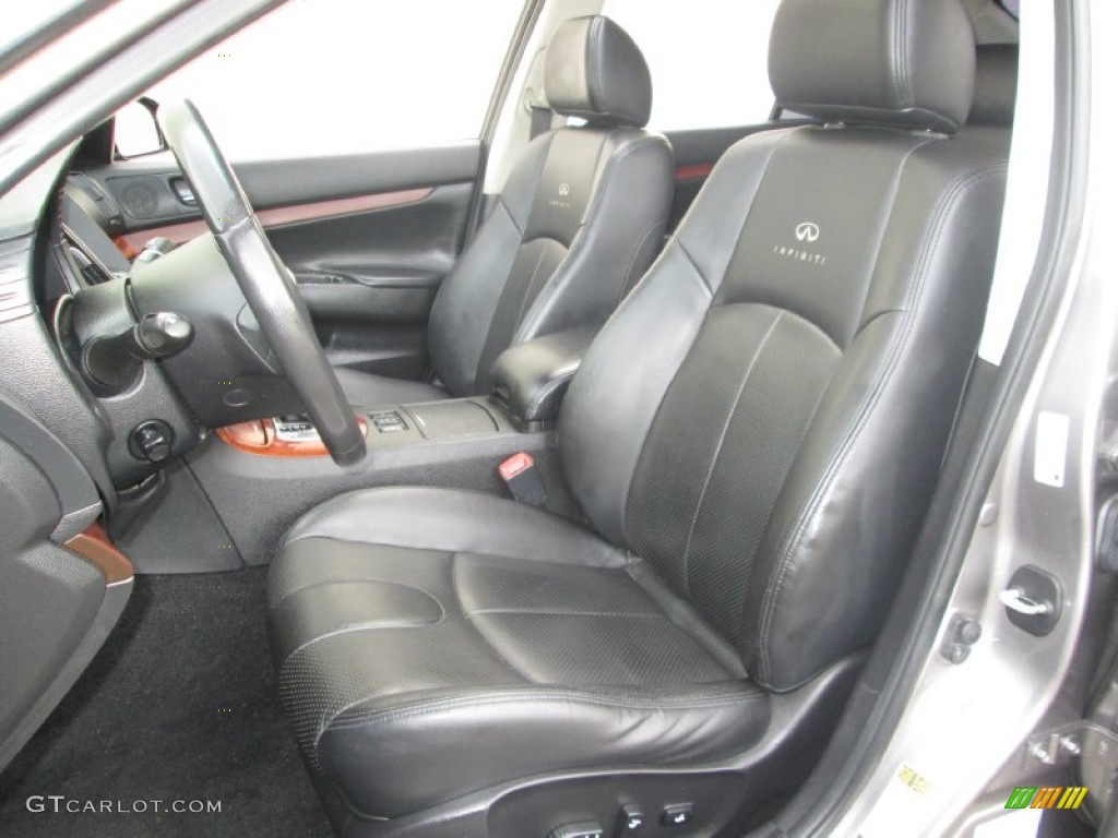 2007 G 35 x Sedan - Platinum Graphite Metallic / Graphite Black photo #14