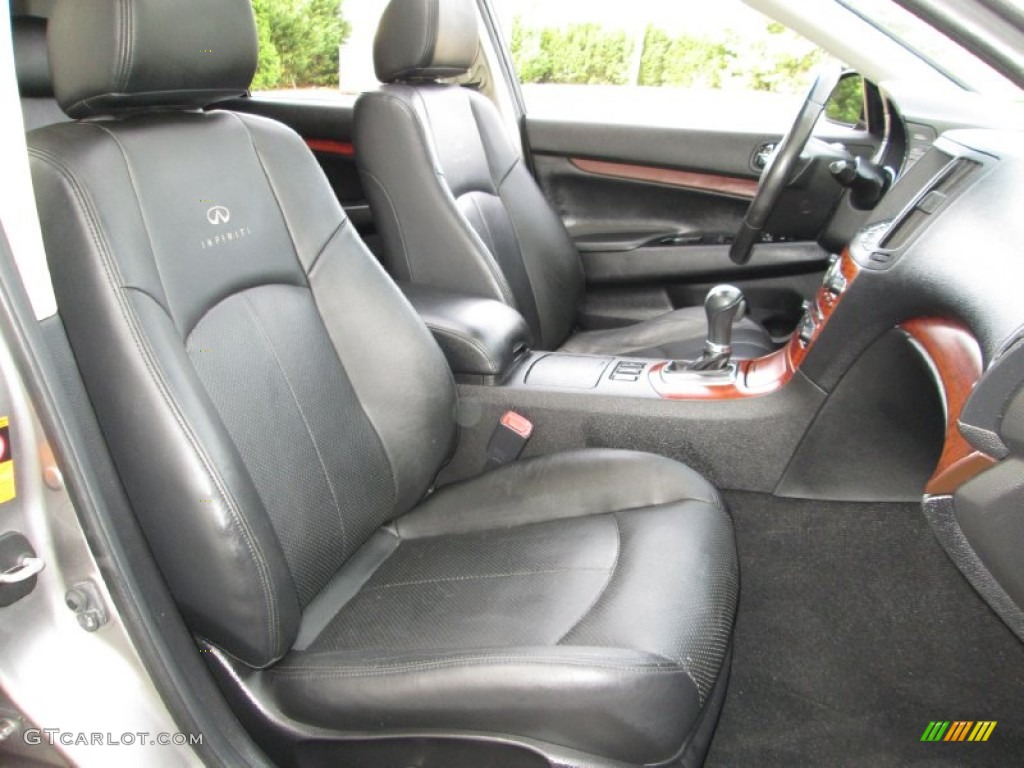 2007 G 35 x Sedan - Platinum Graphite Metallic / Graphite Black photo #15