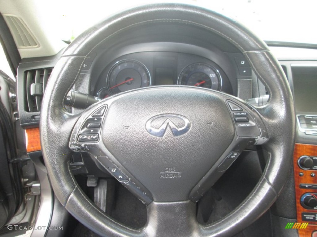 2007 G 35 x Sedan - Platinum Graphite Metallic / Graphite Black photo #24