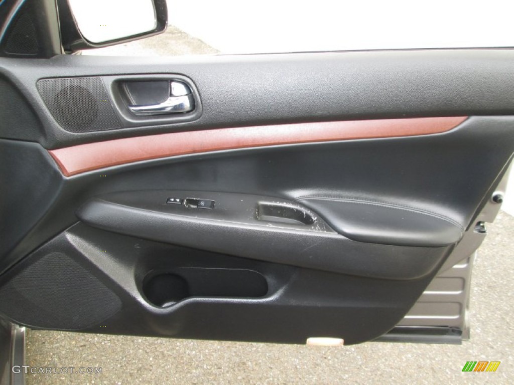 2007 G 35 x Sedan - Platinum Graphite Metallic / Graphite Black photo #30