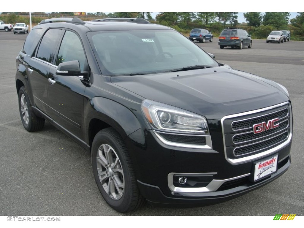 2014 Acadia SLT - Carbon Black Metallic / Ebony photo #1