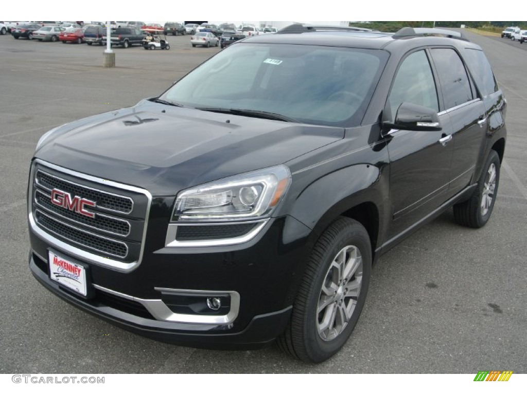 2014 Acadia SLT - Carbon Black Metallic / Ebony photo #2