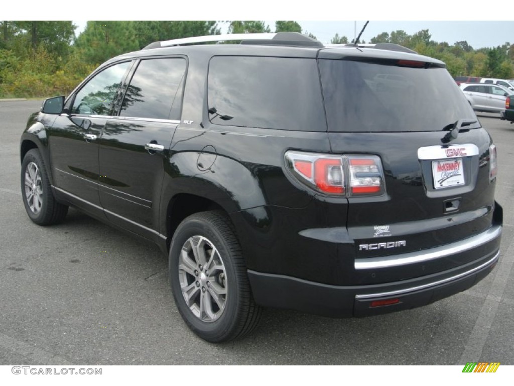 2014 Acadia SLT - Carbon Black Metallic / Ebony photo #4