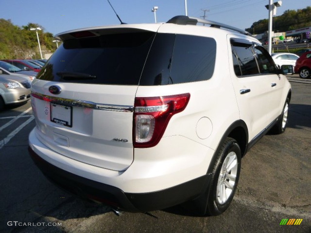 2011 Explorer XLT 4WD - White Platinum Tri-Coat / Charcoal Black photo #5