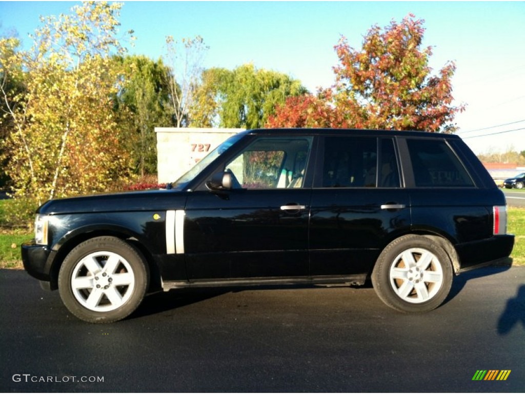 2003 Range Rover HSE - Java Black Metallic / Sand/Jet Black photo #1