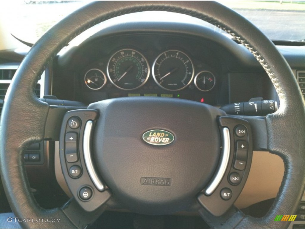 2003 Range Rover HSE - Java Black Metallic / Sand/Jet Black photo #15