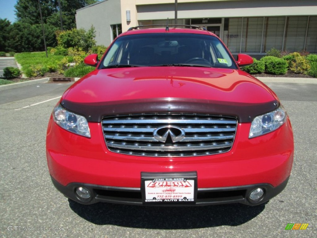 2003 FX 35 AWD - Laser Red / Graphite Black photo #12