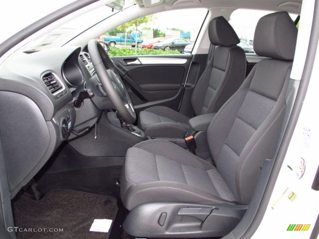 Titan Black Interior 2014 Volkswagen Golf TDI 4 Door Photo #87029821