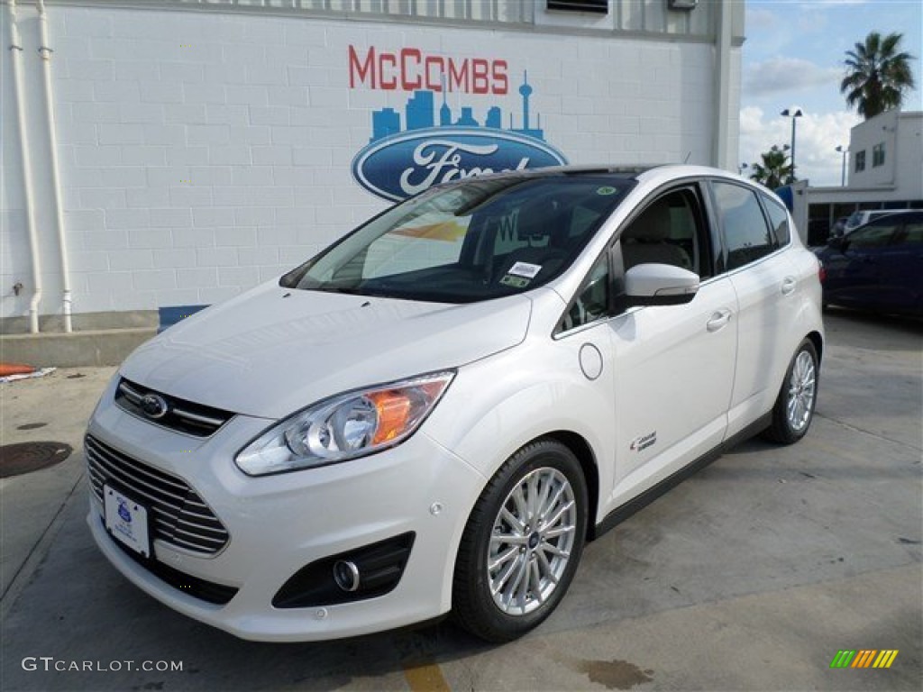 2013 C-Max Energi - White Platinum / Medium Light Stone photo #1