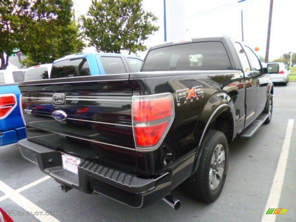 2010 F150 FX2 SuperCab - Tuxedo Black / Medium Stone photo #4