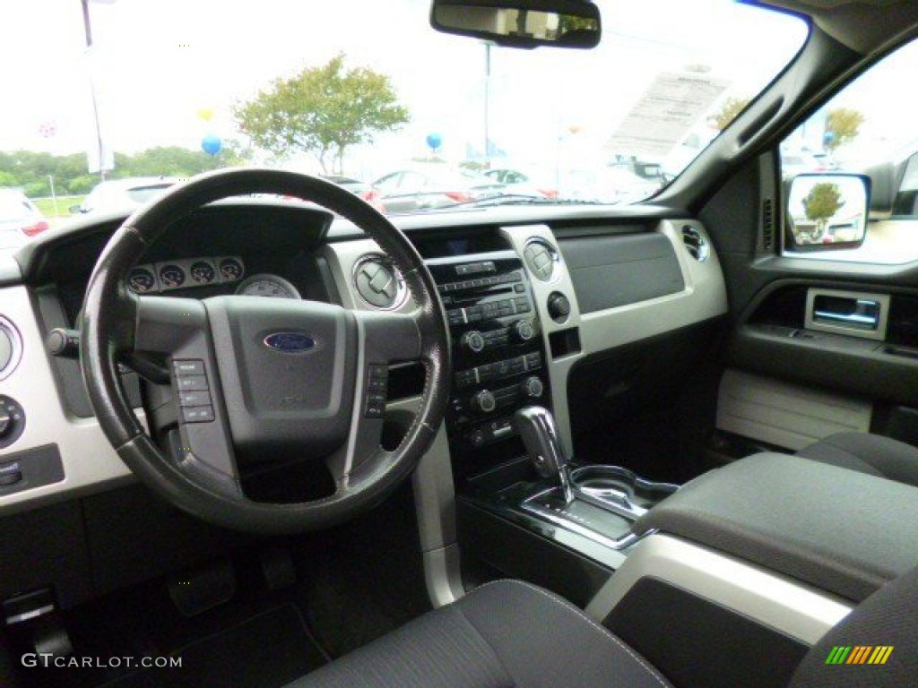 2010 F150 FX2 SuperCab - Tuxedo Black / Medium Stone photo #9