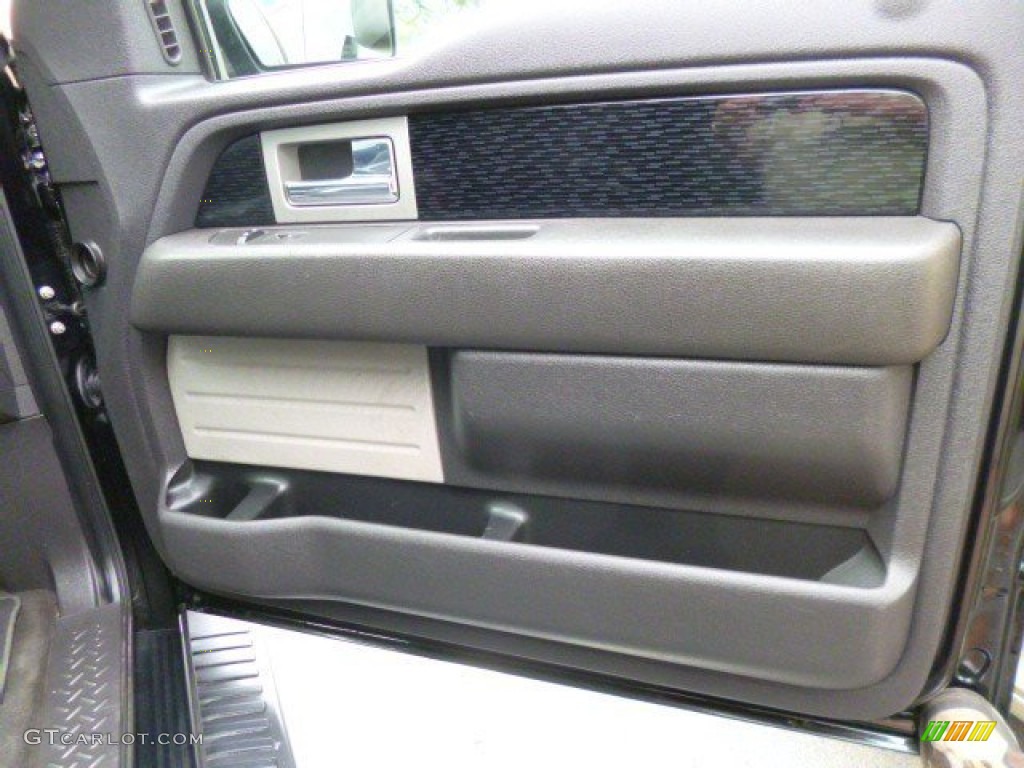 2010 F150 FX2 SuperCab - Tuxedo Black / Medium Stone photo #17