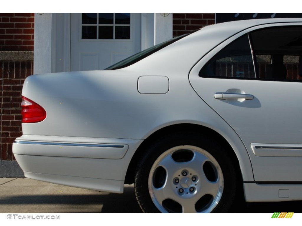 2000 E 430 Sedan - Glacier White / Ash photo #28