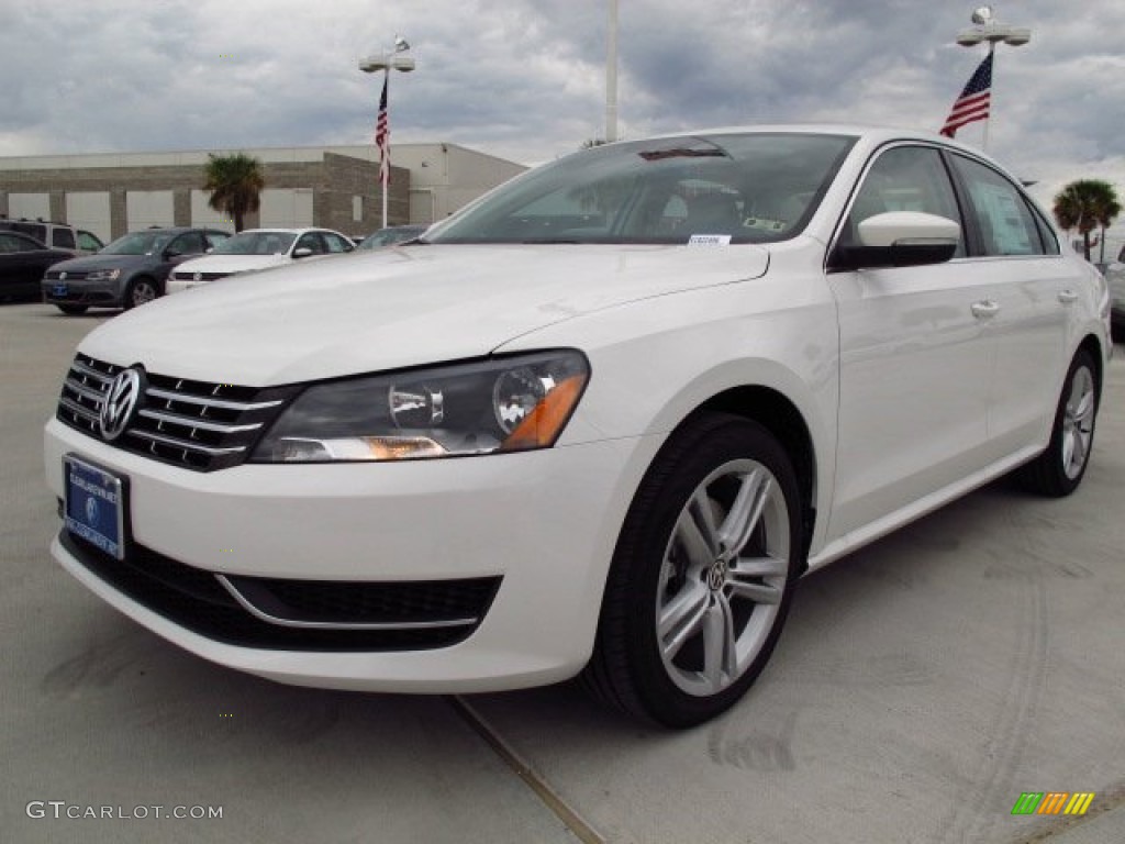 2014 Passat TDI SE - Candy White / Cornsilk Beige photo #3