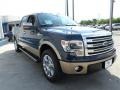 2013 Blue Jeans Metallic Ford F150 King Ranch SuperCrew  photo #7