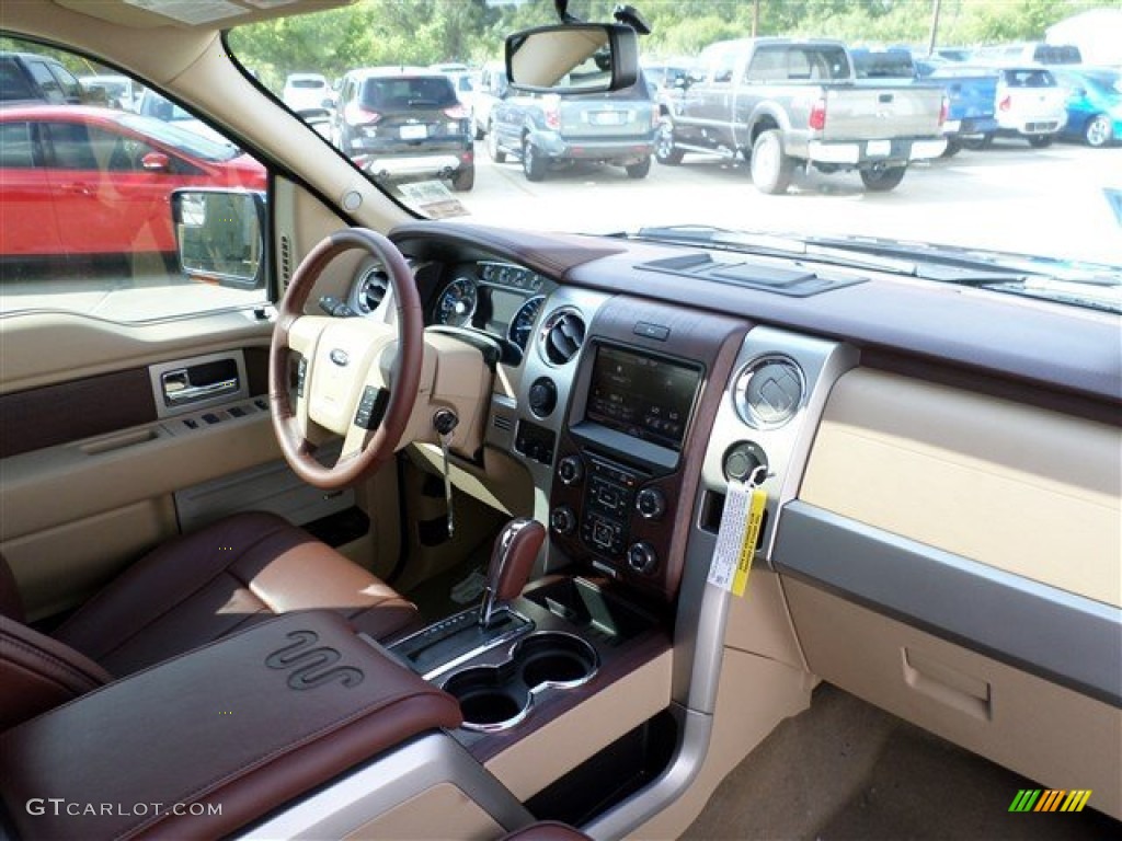 2013 F150 King Ranch SuperCrew - Blue Jeans Metallic / King Ranch Chaparral Leather photo #12