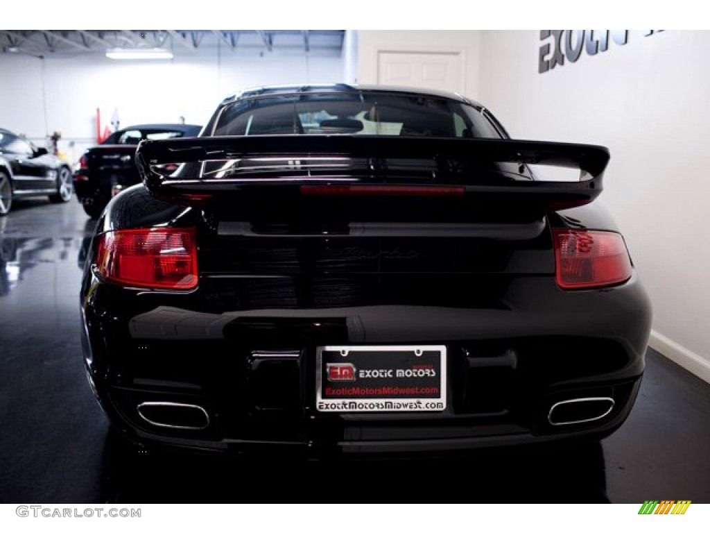 2008 911 Turbo Coupe - Black / Black photo #12