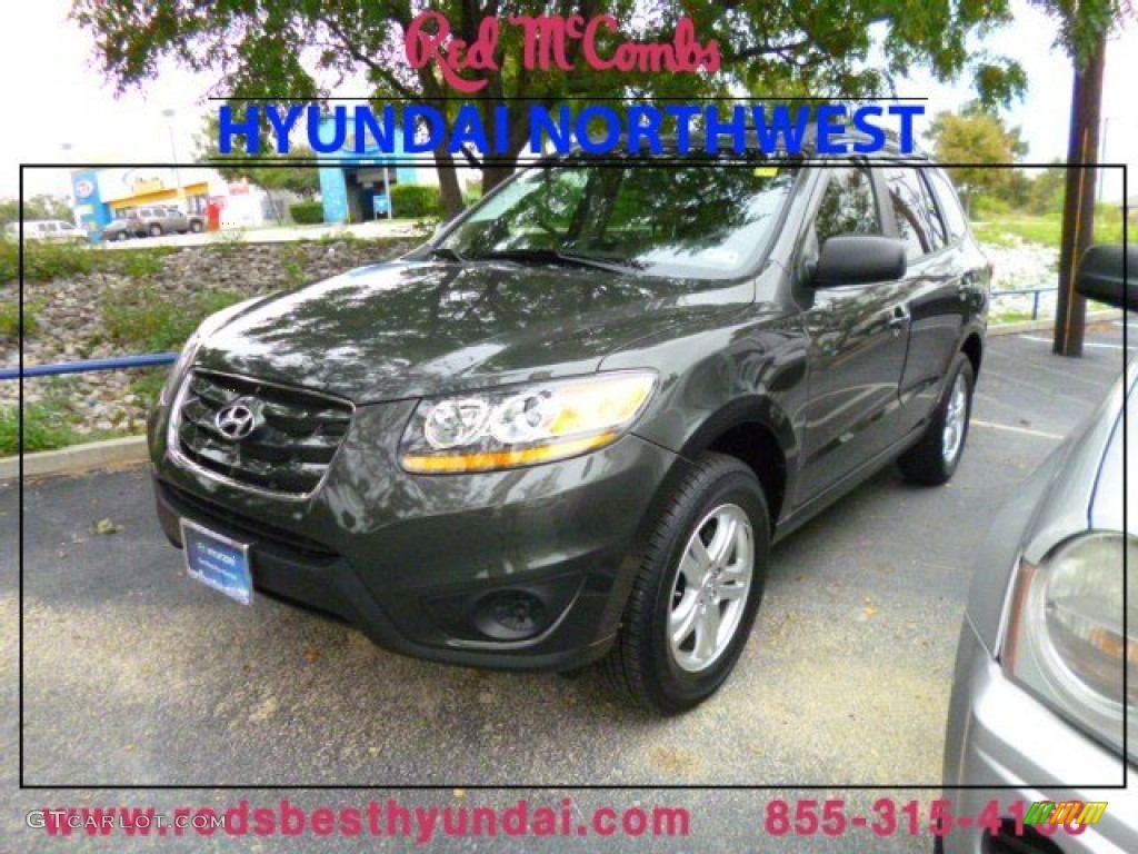 Black Forest Green Metallic Hyundai Santa Fe