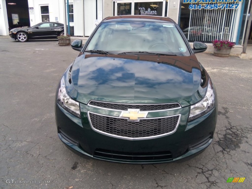 2014 Cruze LT - Rainforest Green Metallic / Medium Titanium photo #3
