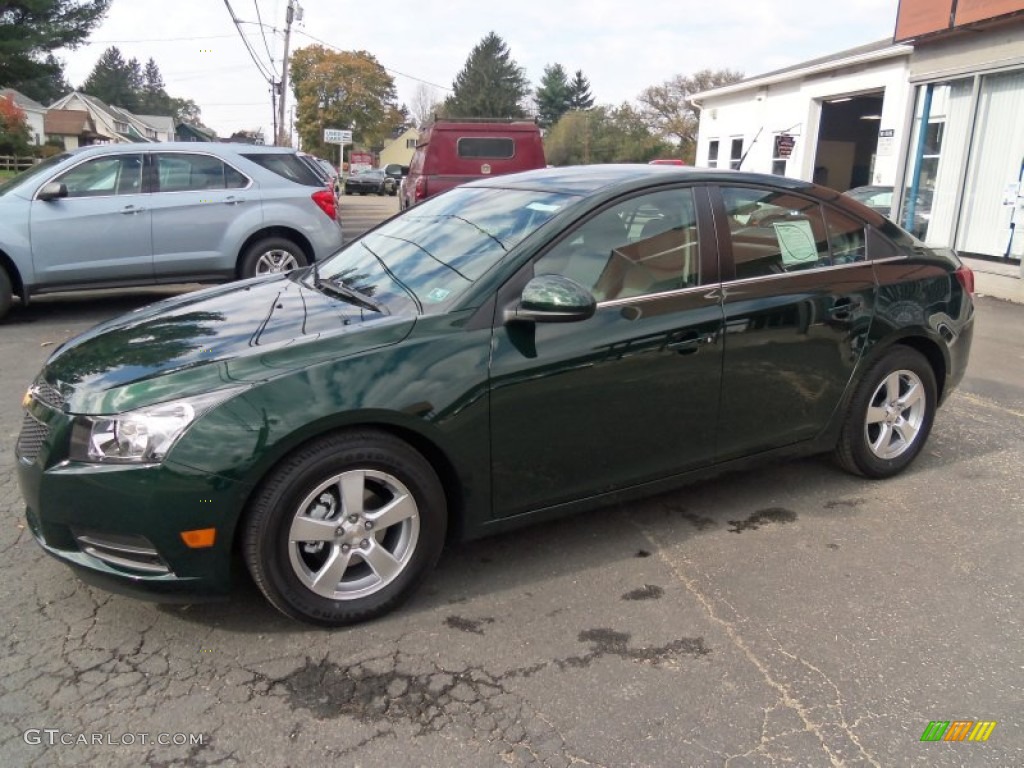 2014 Cruze LT - Rainforest Green Metallic / Medium Titanium photo #5