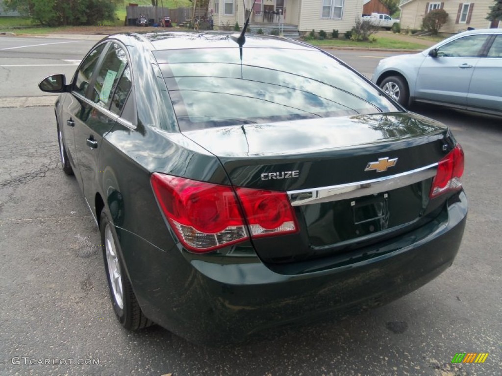 2014 Cruze LT - Rainforest Green Metallic / Medium Titanium photo #7
