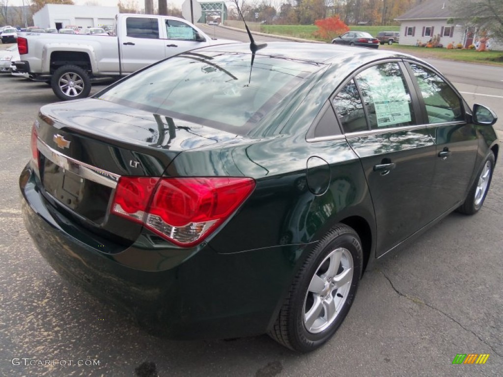 2014 Cruze LT - Rainforest Green Metallic / Medium Titanium photo #10
