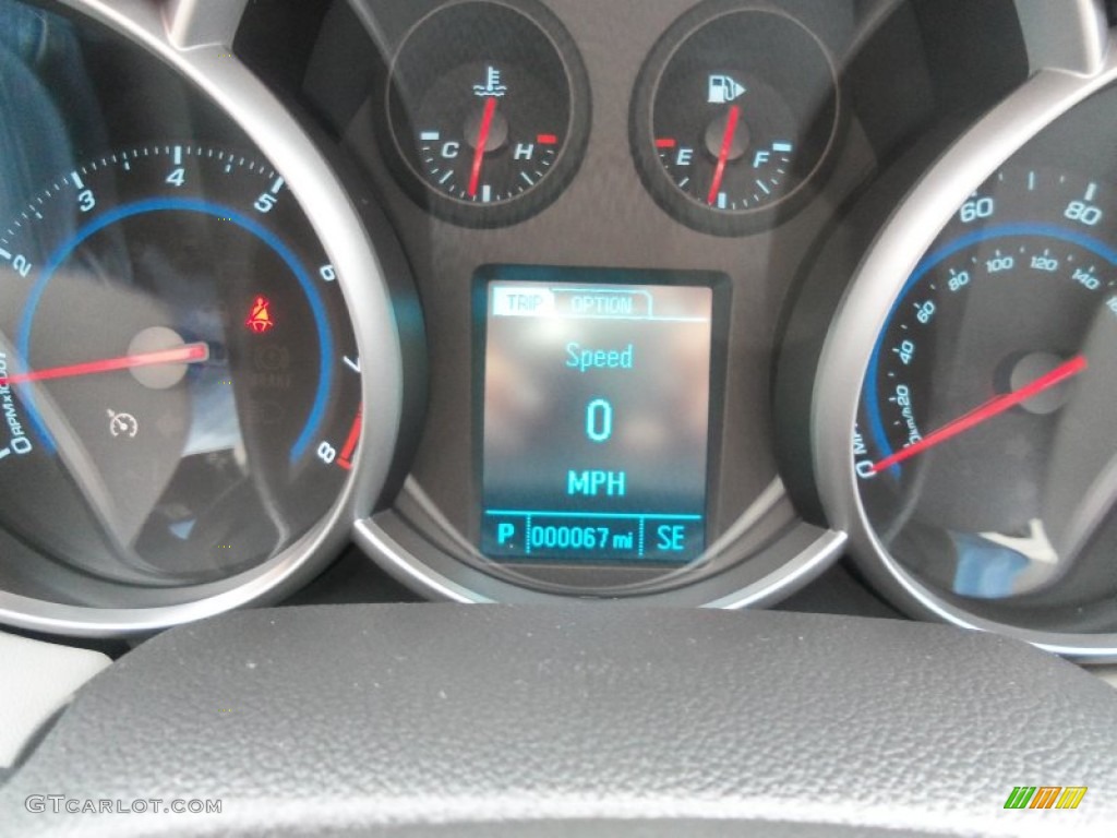 2014 Cruze LT - Rainforest Green Metallic / Medium Titanium photo #20