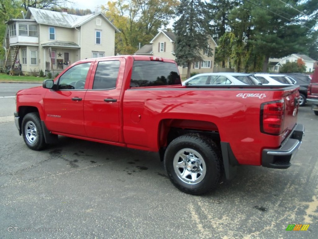 2014 Silverado 1500 WT Double Cab 4x4 - Victory Red / Jet Black/Dark Ash photo #6