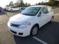 2008 Fresh Powder White Nissan Versa 1.8 S Hatchback  photo #3