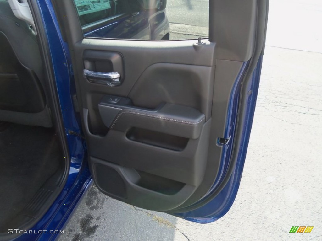 2014 Silverado 1500 LT Double Cab 4x4 - Blue Topaz Metallic / Jet Black photo #24
